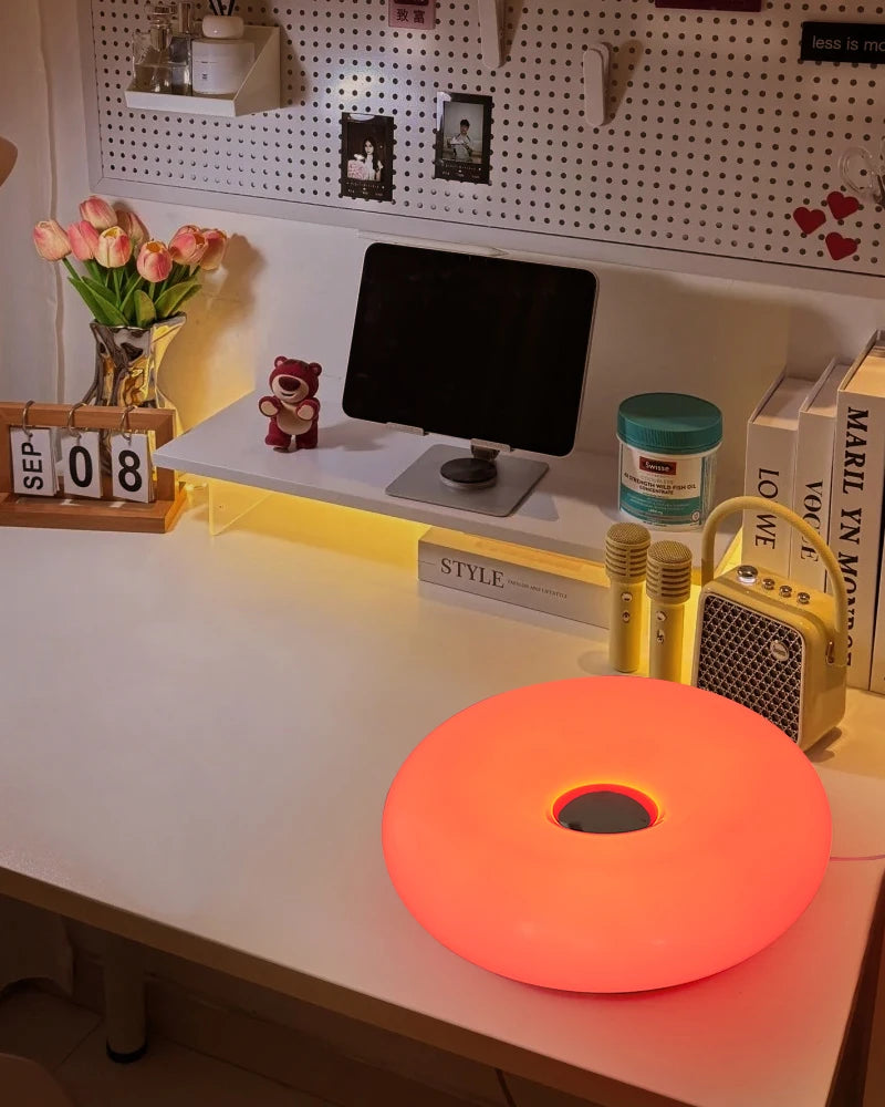 Bauhaus USB Table Lamp Donut Ambient Light For Bedroom
