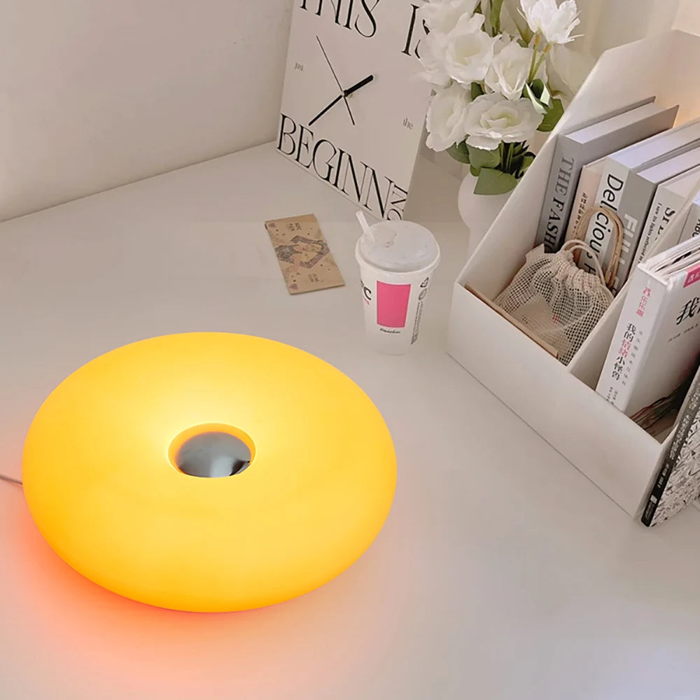 Bauhaus USB Table Lamp Donut Ambient Light For Bedroom