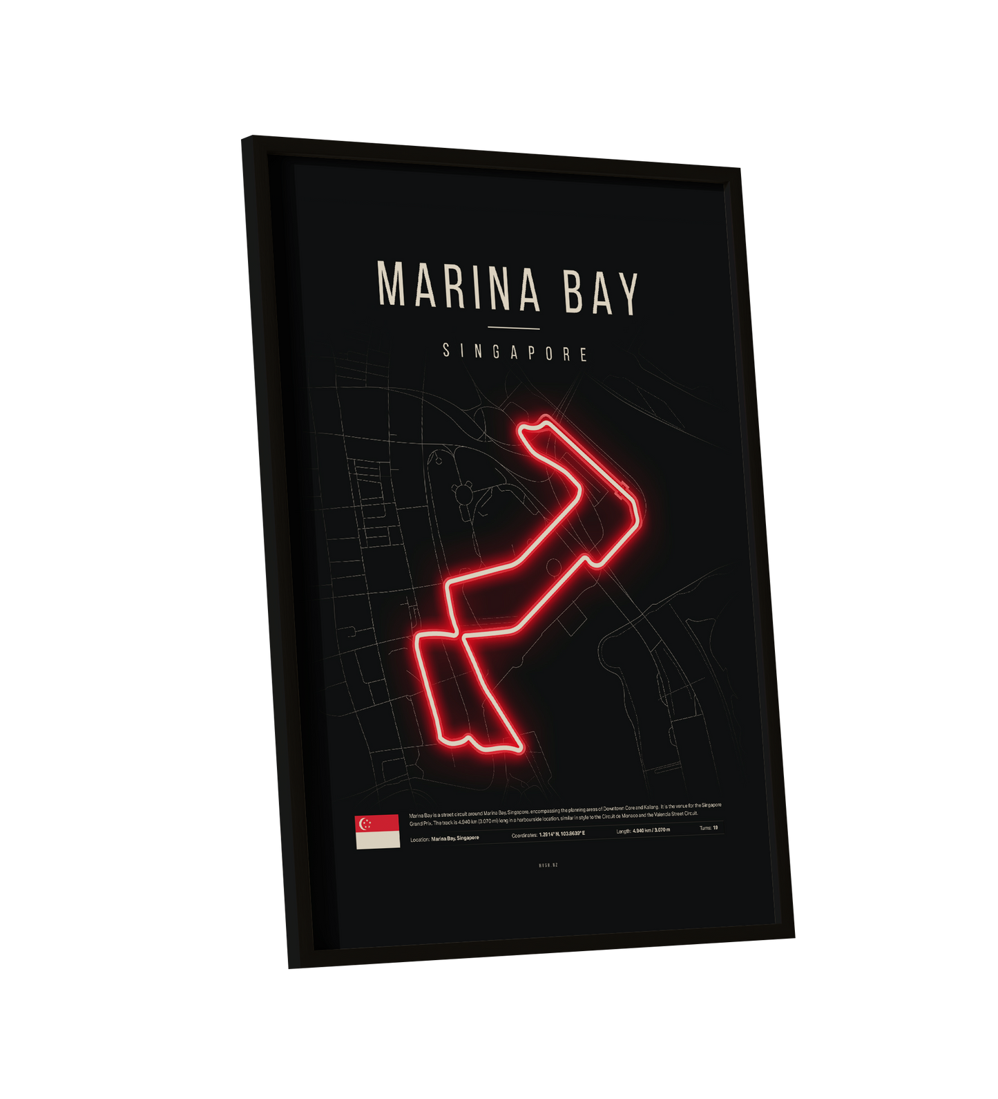 Singapore Grand Prix 2025 Formula 1 - Marina Bay Street Circuit F1 Circuit LED Neon Sign Light