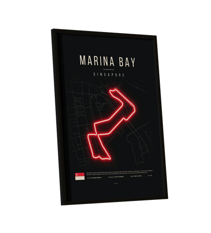 Singapore Grand Prix 2025 Formula 1 - Marina Bay Street Circuit F1 Circuit LED Neon Sign Light