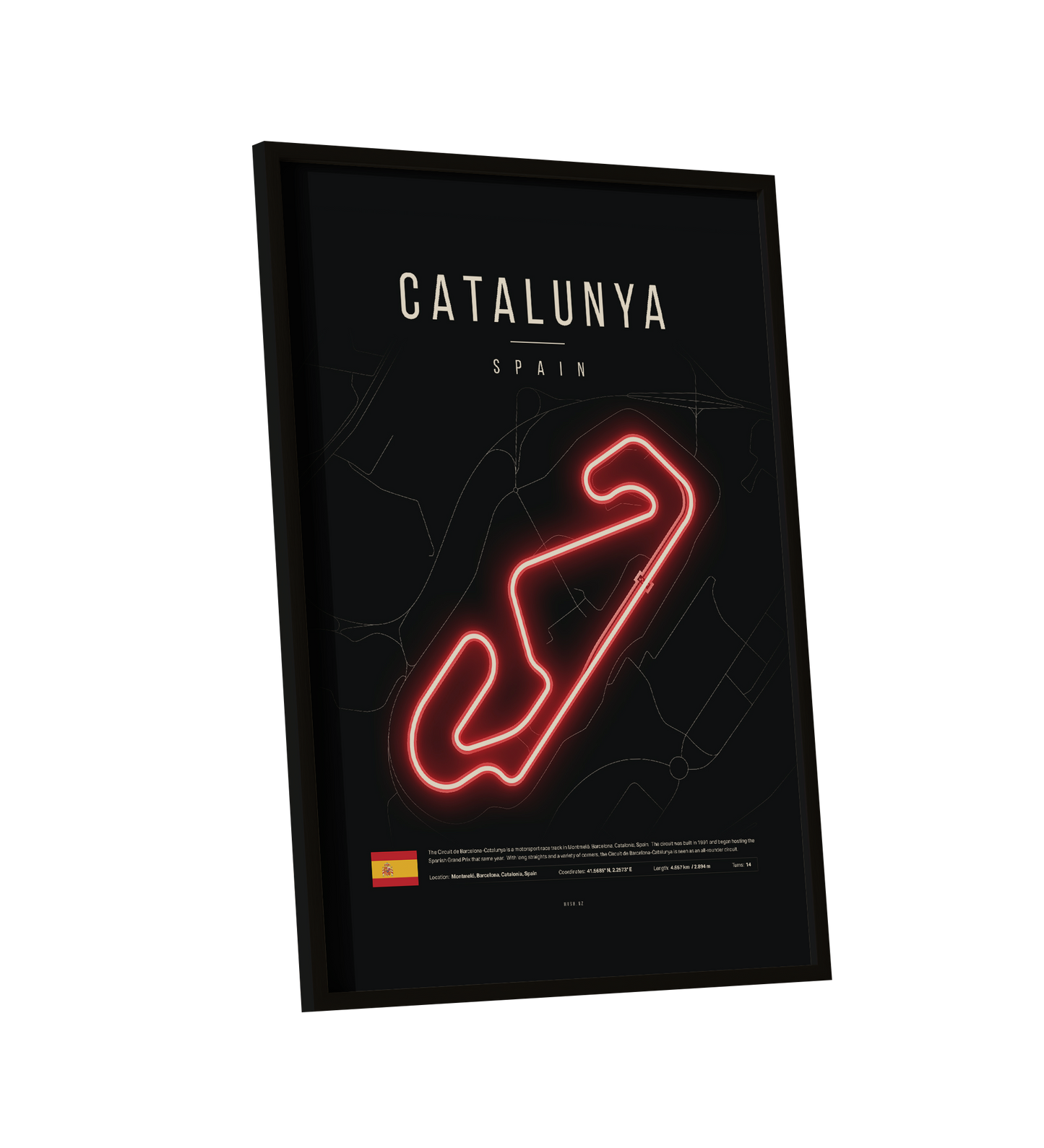 Spanish Grand Prix 2025 Formula 1 - Catalunya Circuit LED Neon Sign Light