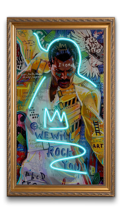 We Will Rock You | UV LED Wall Art