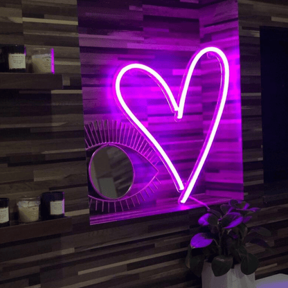 Heart Neon Sign | Custom Neon Sign | Custom Wedding Decoration