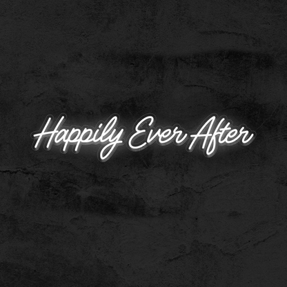 Happily Ever After Custom Wedding Decoration - Custom LED Neon Sign