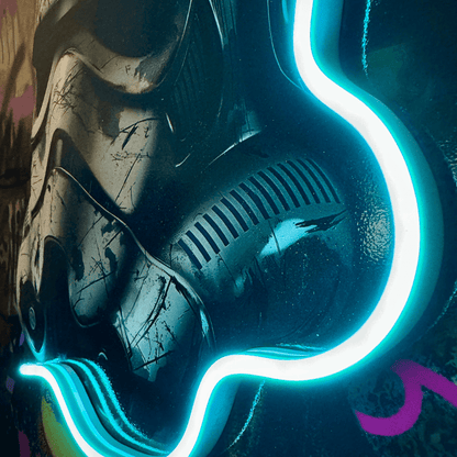 La Gioconda Mona Lisa Startwar | UV LED Wall Art