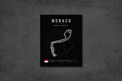 Monaco Grand Prix 2025 Formula 1 - Circuit de Monaco F1 Circuit LED Neon Sign Light