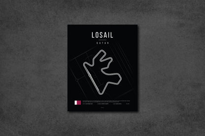 Qatar Grand Prix 2025 - The Lusail International F1 Circuit LED Neon Sign Light