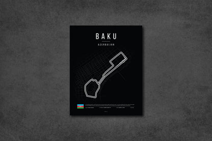 Azerbaijan Grand Prix 2025 Formula 1 - Baku City Circuit LED Neon Sign Light