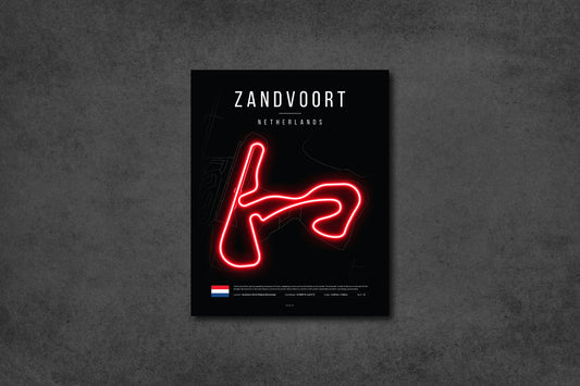 Dutch Grand Prix 2025 Formula 1 - Zandvoort F1 Circuit LED Neon Sign Light