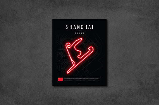 Chinese Grand Prix 2025 LED Neon Sign – Shanghai F1 Circuit Decor