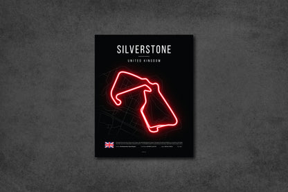 British Grand Prix 2025 Formula 1 - Silverstone F1 Circuit LED Neon Sign Light