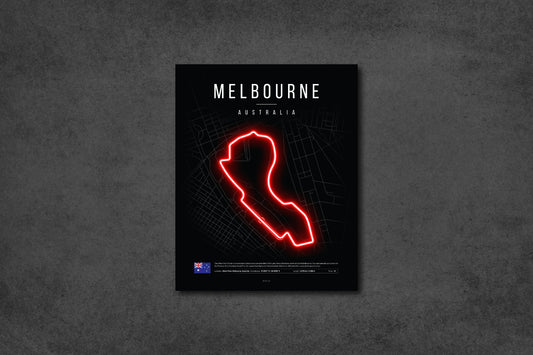 Australian Grand Prix 2025 Formula 1 - F1 Melbourne Circuit LED Neon Sign Light