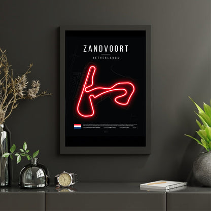 Dutch Grand Prix 2025 Formula 1 - Zandvoort F1 Circuit LED Neon Sign Light