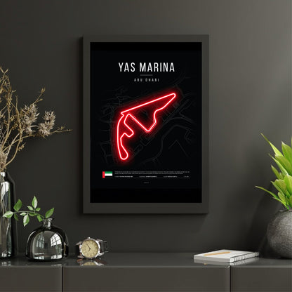 Abu Dhabi Grand Prix 2025 Formula 1 - Yas Marina F1 Circuit LED Neon Sign Light