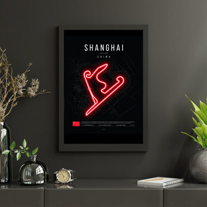 Chinese Grand Prix 2025 LED Neon Sign – Shanghai F1 Circuit Decor