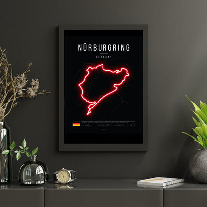 German Grand Prix 2025 - Nürburgring Circuit LED Neon Sign Light