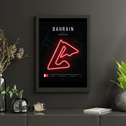Bahrain Grand Prix 2025 Formula 1 - F1 Bahrain Circuit LED Neon Sign Light