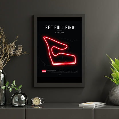Austrian Grand Prix 2025 - Red Bull Ring F1 Circuit LED Neon Sign Light