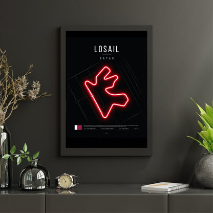 Qatar Grand Prix 2025 - The Lusail International F1 Circuit LED Neon Sign Light