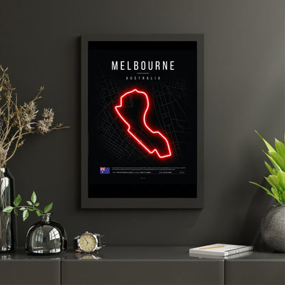 Australian Grand Prix 2025 Formula 1 - F1 Melbourne Circuit LED Neon Sign Light