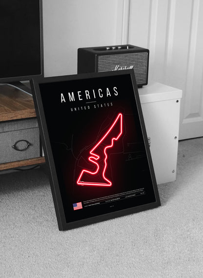 United States Grand Prix 2025 Formula 1 - F1 Circuit of the Americas Austin Circuit LED Neon Sign Light