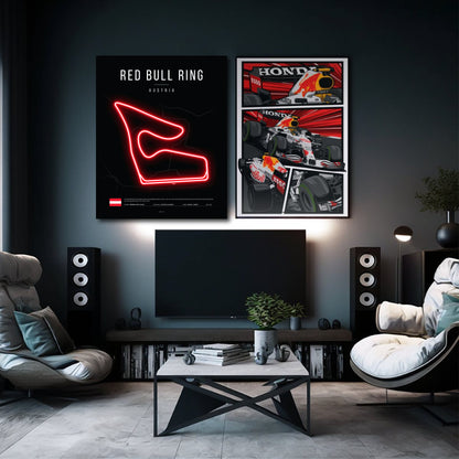 Austrian Grand Prix 2025 - Red Bull Ring F1 Circuit LED Neon Sign Light