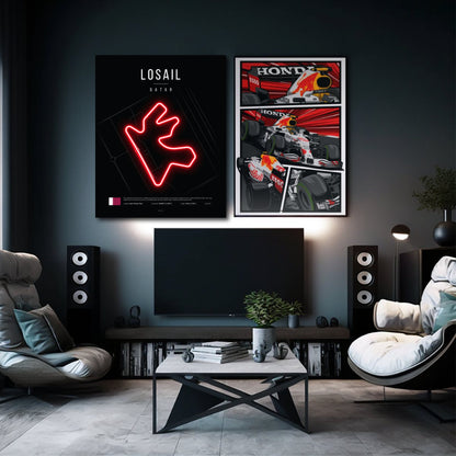 Qatar Grand Prix 2025 - The Lusail International F1 Circuit LED Neon Sign Light