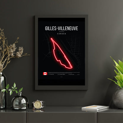 Canadian Grand Prix 2025 Formula 1 - Gilles-Villeneuve F1 Circuit LED Neon Sign Light