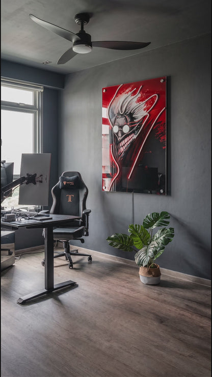 Dandadan Demon LED Neon Wall Art