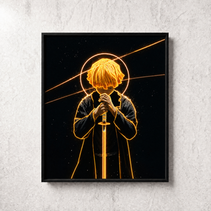 Anime Zinetsu Neon Wall Art – UV Printed Custom LED Neon Artwork