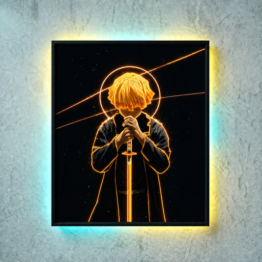 Anime Zinetsu Neon Wall Art – UV Printed Custom LED Neon Artwork